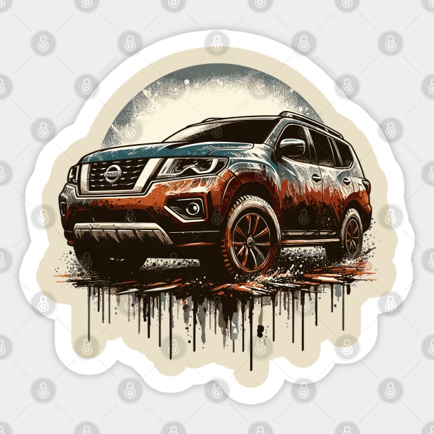 Nissan Pathfinder Sticker by Vehicles-Art